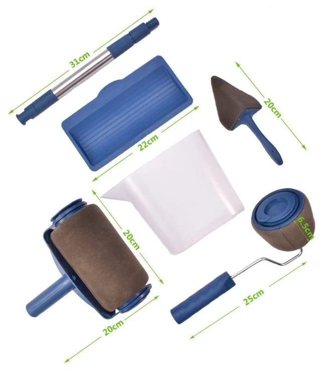 (Father's Day Gift-BIG SALE) Paint Roller Brush Painting Handle Tool-BUY 2 FREE SHIPPING