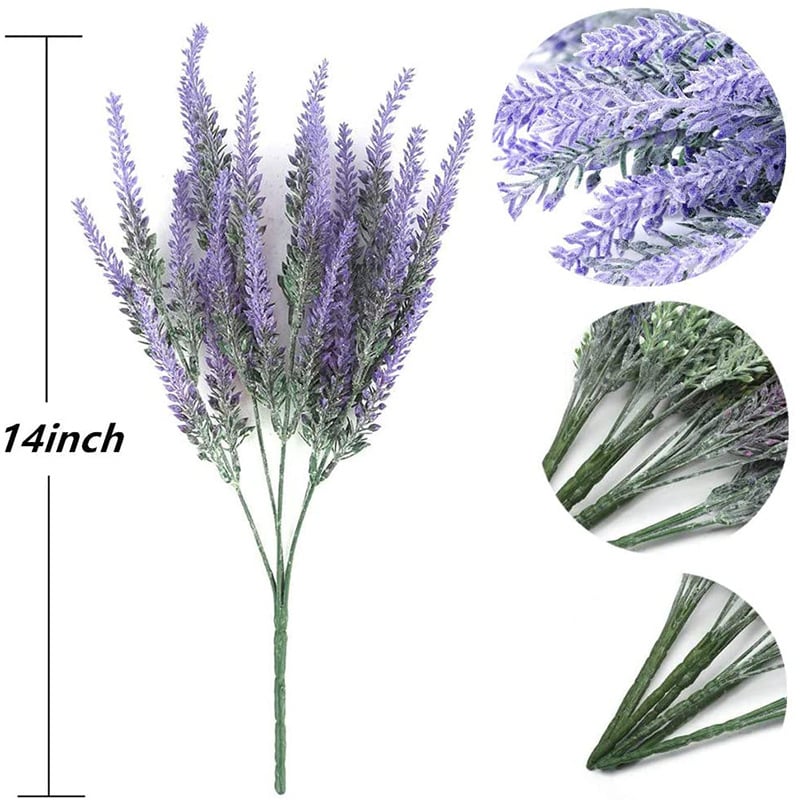 🌸48% OFF-Outdoor Artificial Lavender Flowers💐