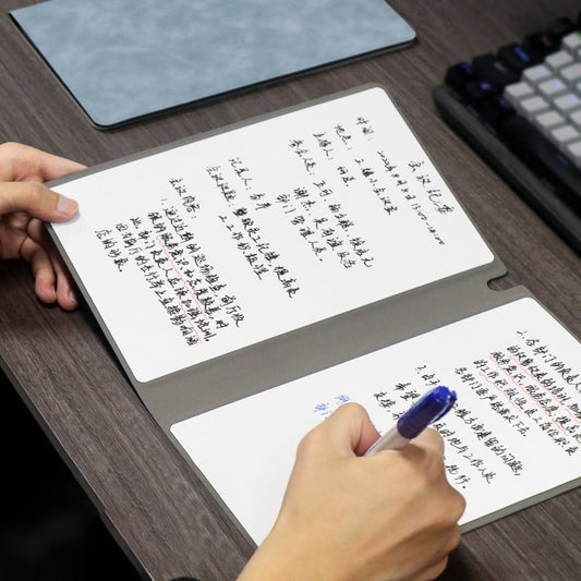 Smart Reusable Leather Notebook
