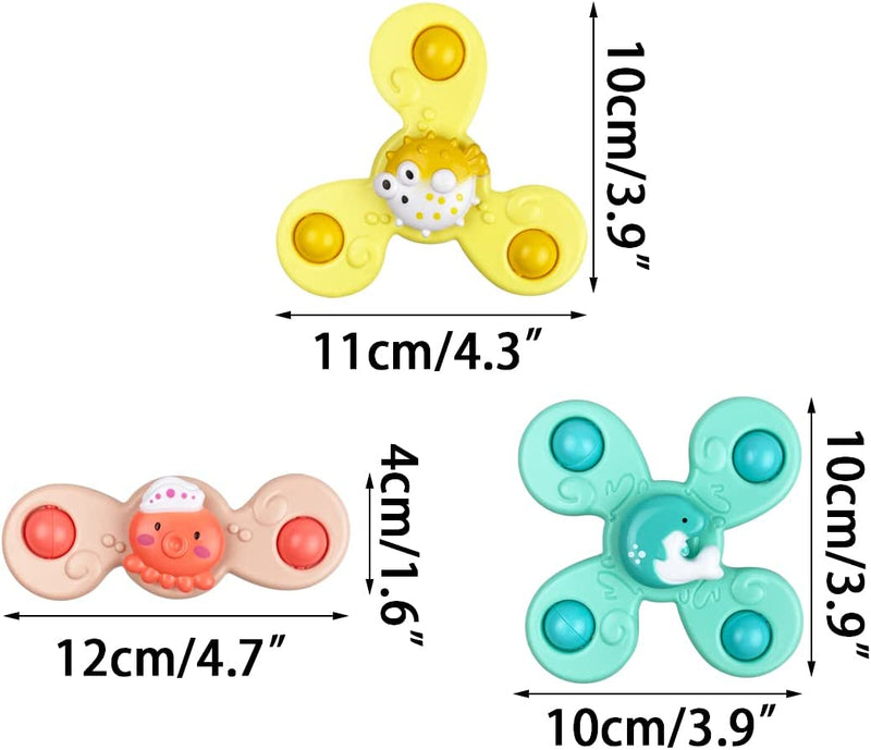🎉2023 NEW YEAR Hot Sale-Suction Cup Spinner Toys(3 piece set)Buy 2 Free Shipping