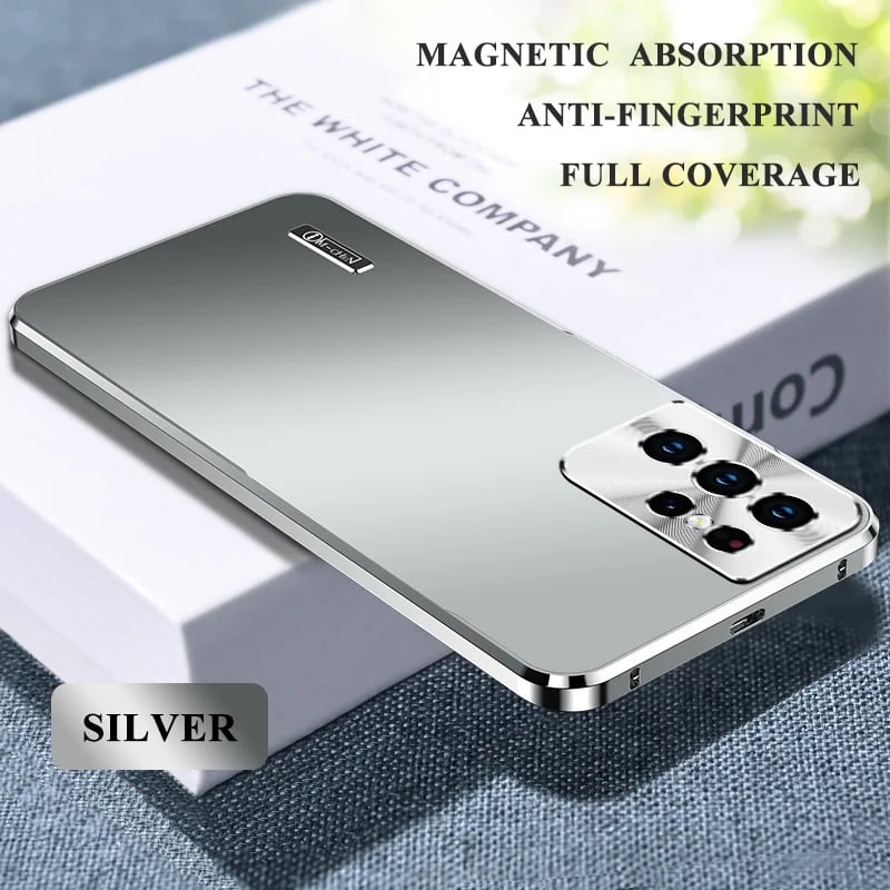 NEW Metal Frame Magnetic Matte Case Cover for Samsung