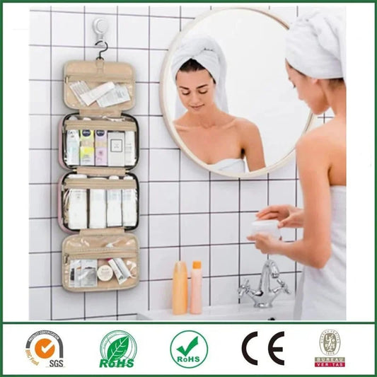 Water-resistant Toiletry Bag Travel Bag with Hanging Hook