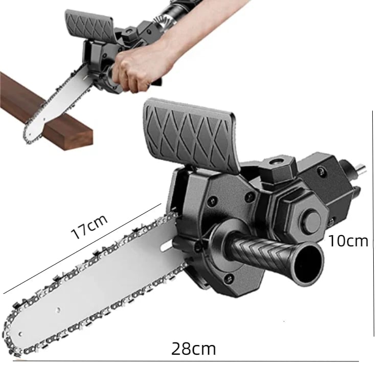 🔥Last Day 49% OFF🔥-ELECTRIC DRILL MODIFIED TO ELECTRIC CHAINSAW DRILL ATTACHMENT