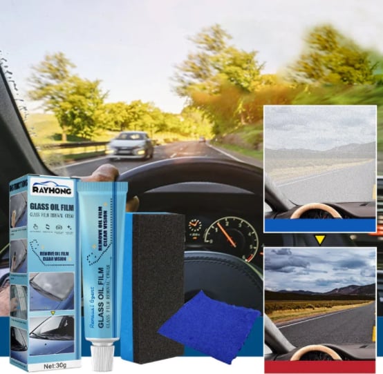 ✨Car Glass Oil Film Cleaner🚗Buy one get one free(2 pcs)