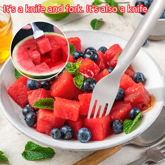 (❤️2023 Monday's Day Sale-49% OFF❤️)2-in-1 Stainless Steel Fruit Cutter