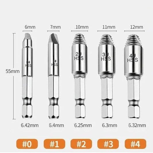 💥💥Damaged Screw Extractor(5PCS)