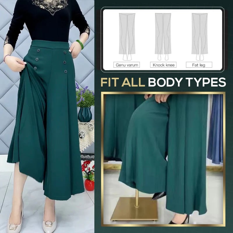 🔥49% OFF🔥[Comfy and Cool] Stylish Pleated Wide-leg Pants