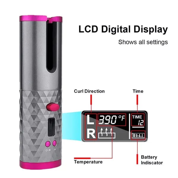 🔥PROMOTION 48% OFF🔥AUTO ROTATING CERAMIC HAIR CURLER