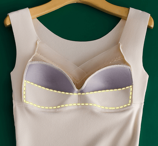 LAST DAY🎉Buy 1 Get 2 Free(Add 3 pcs to cart)⚡2-in-1 Built-in Bra Thermal Underwear