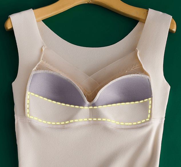 LAST DAY🎉Buy 1 Get 2 Free(Add 3 pcs to cart)⚡2-in-1 Built-in Bra Thermal Underwear