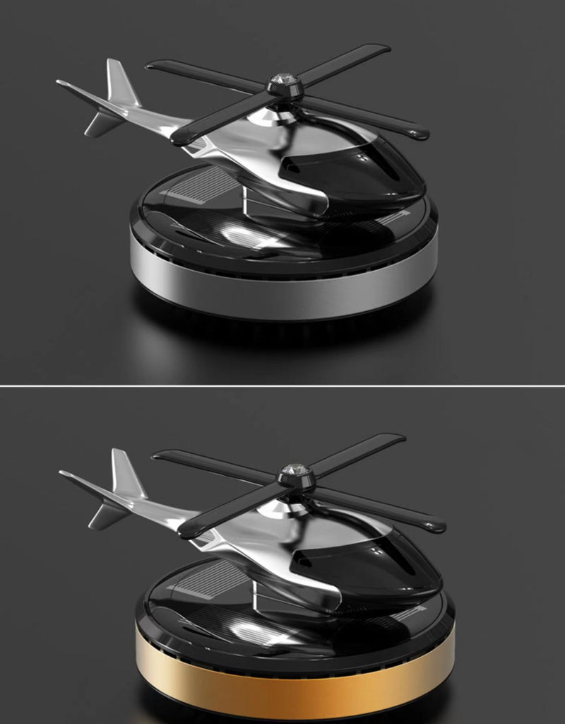 🔥🔥GROSSE ANGEBOTE -50 % RABATT -🎁Metall-Solarhubschrauber-Lufterfrischer v2.0