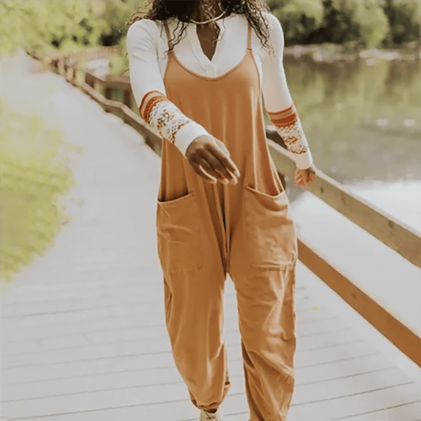 LAST DAY 49% OFF🔥Wide Leg Jumpsuit with Pockets (Buy 2 Free Shipping)