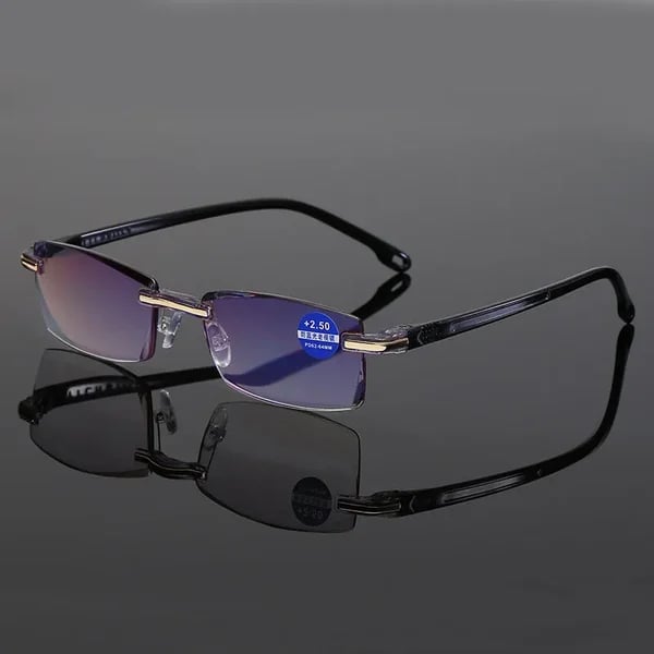💥49% OFF💥Sapphire High Hardness Anti-blue Progressive Far And Near Dual-Use Reading Glasses