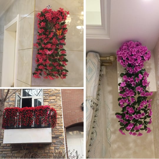 🔥🏡Vivid Artificial Hanging Orchid Bunch