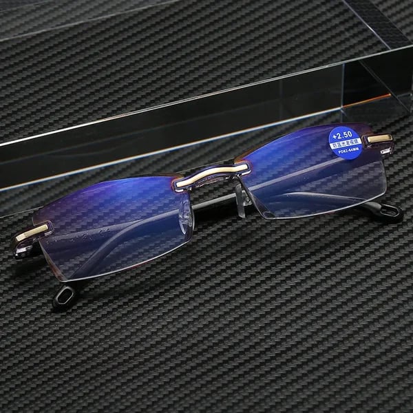 💥49% OFF💥Sapphire High Hardness Anti-blue Progressive Far And Near Dual-Use Reading Glasses
