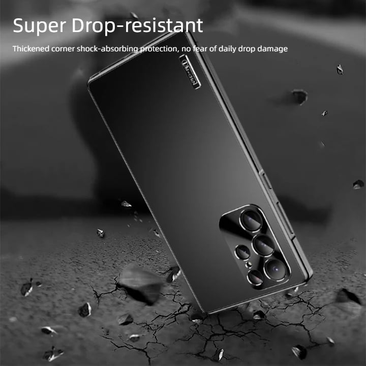 NEW Metal Frame Magnetic Matte Case Cover for Samsung