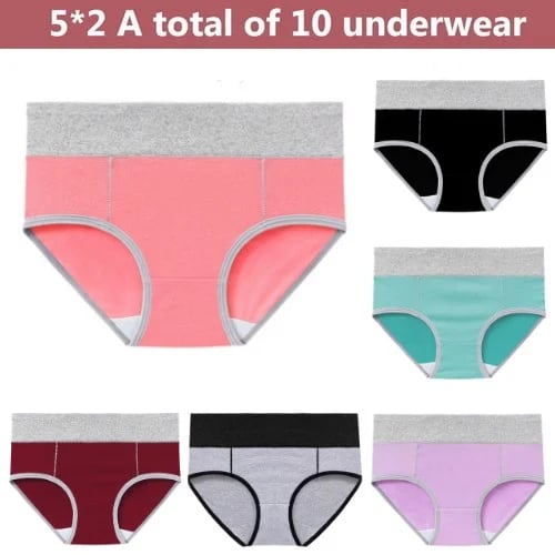🔥Buy 5 Get 5 Free & Free Shipping🔥 Cotton Breathable Moisture-absorbing Antibacterial Underwear