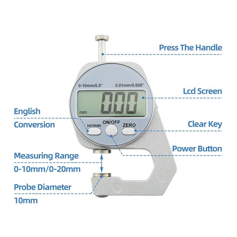 Digital Display Thickness Gauge(BUY 2 FREE SHIPPING)
