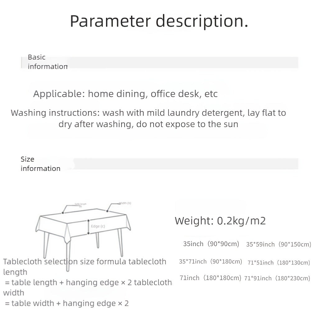 American Jacquard Tablecloth, Outdoor Camping Egg Roll Table Decoration Cloth, Camping Table Mat, Atmospheric Sense Of High-value Coffee Table Tablecloth