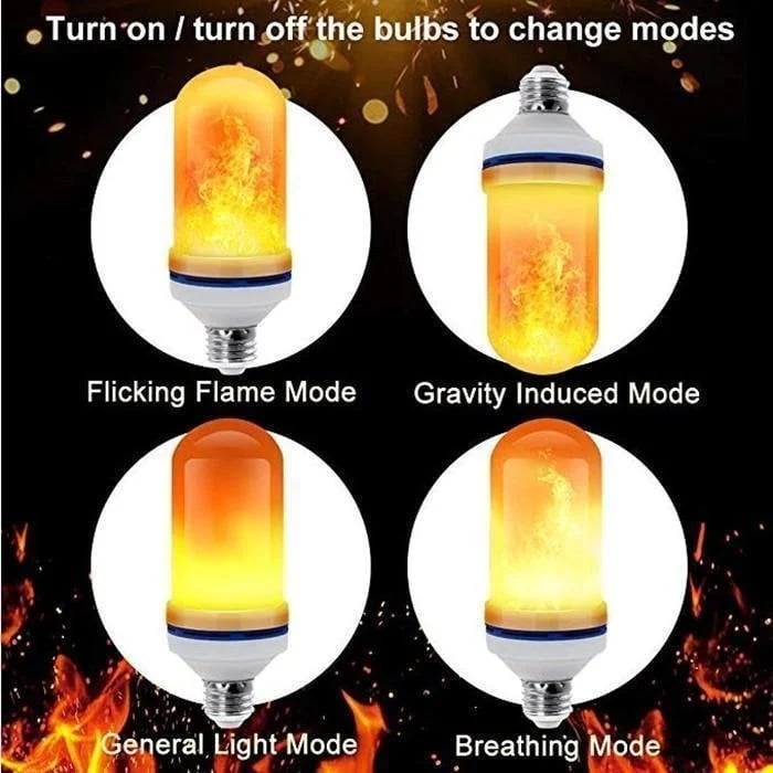 UPGRADE LED FLAME LIGHT BULB