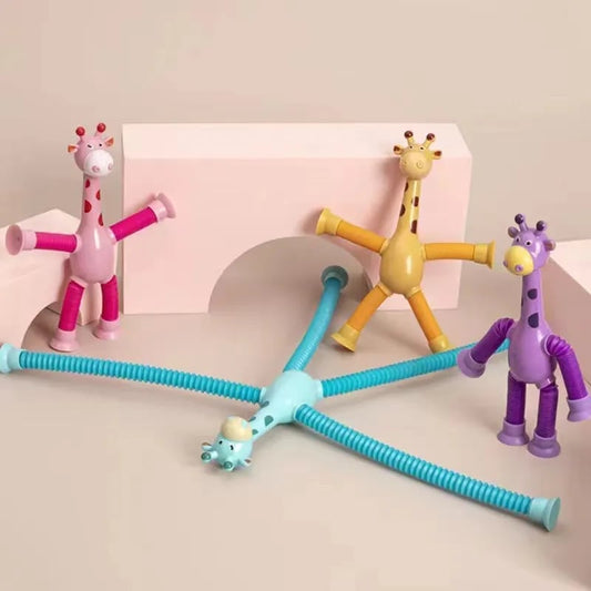 ✨ Toys ✨- Suction Cup Pop Tube Giraffe Toys