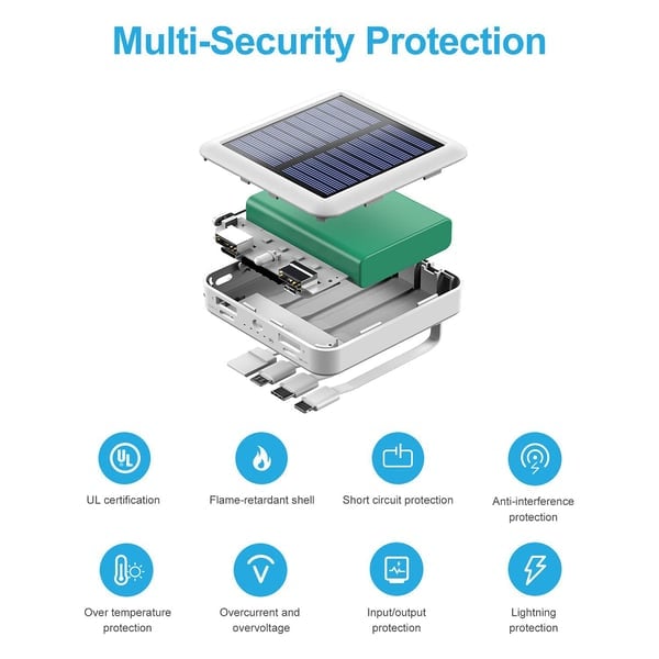 🔥Last Day 48% Off - 10000mAH Solar Power Bank