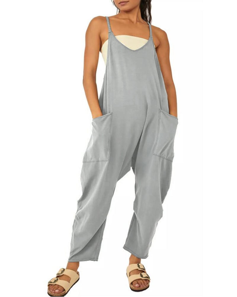 LAST DAY 49% OFF🔥Wide Leg Jumpsuit with Pockets (Buy 2 Free Shipping)
