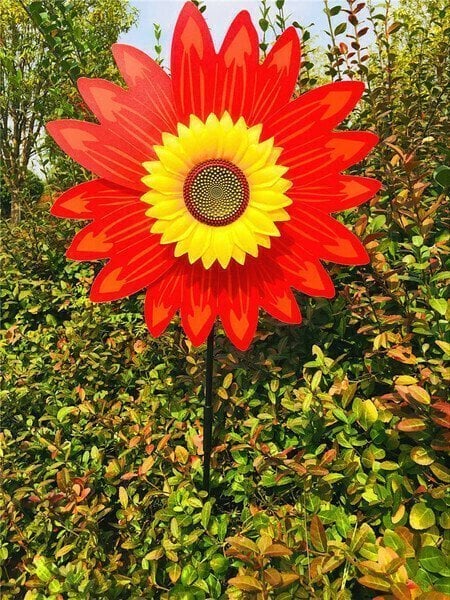🎉Buy 2 Get 1 Free - Add 3 in Cart🎉 Colorful Sunflower Windmill-For Decoration Outside Yard🌻