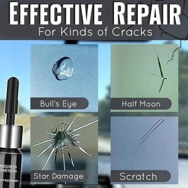(Promotion - 48% OFF) Cracks Gone Glass Repair Kit (New Formula), BUY MORE GET MORE FREE