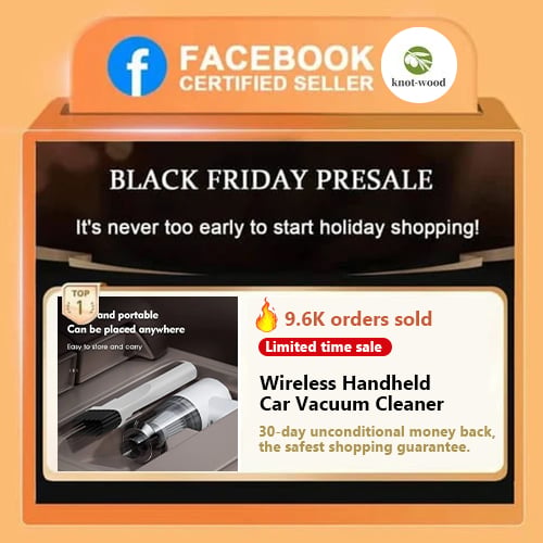 🔥Last Day Promotion 49% OFF - Wireless Handheld Car Vacuum Cleaner
