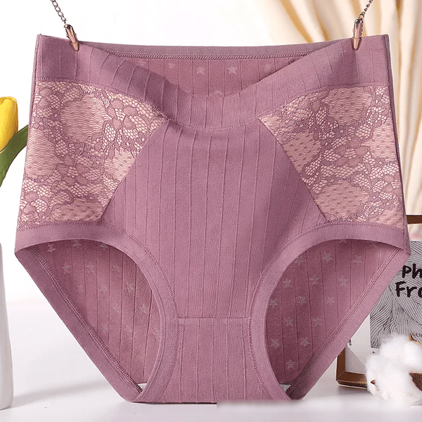 🔥HOT SALE - Large Size High Waist Cotton Antibacterial Underwear