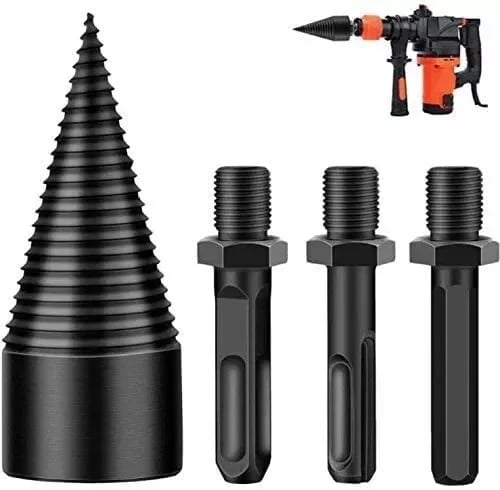 🎁Father's Day Gift - WOOD LOG SPLITTER FIREWOOD DRILL BIT
