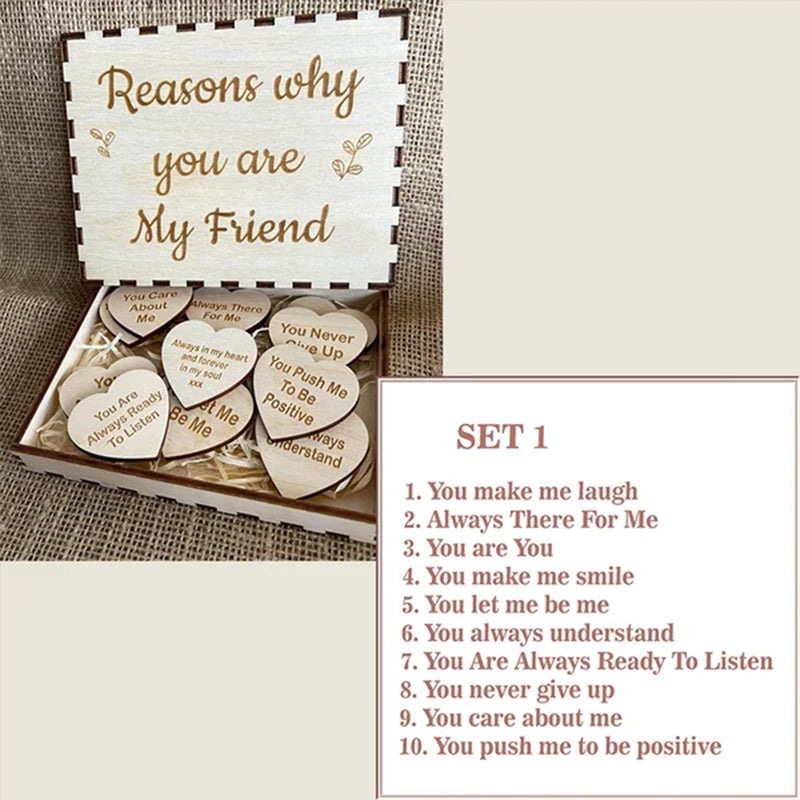 🔥 BIG SALE - HALF PRICE🔥🔥"Reasons Why You Are My Friend" Friendship Gift