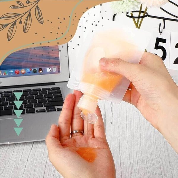 48% OFF🔥Portable Travel Fluid Makeup Packing Bag