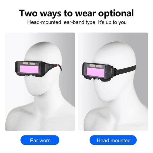 (🎉NEW YEAR SALE - 48% OFF)) Auto Dimming Welding Glasses(With 5 lenses) 🔥 BUY 2 GET EXTRA 10% OFF
