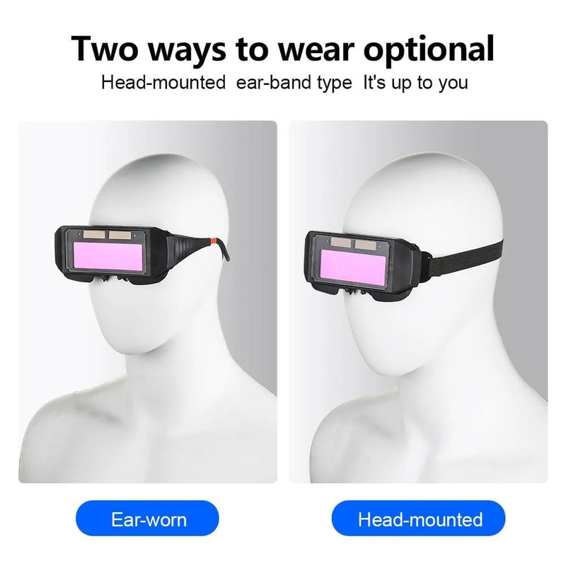 (🎉NEW YEAR SALE - 48% OFF)) Auto Dimming Welding Glasses(With 5 lenses) 🔥 BUY 2 GET EXTRA 10% OFF