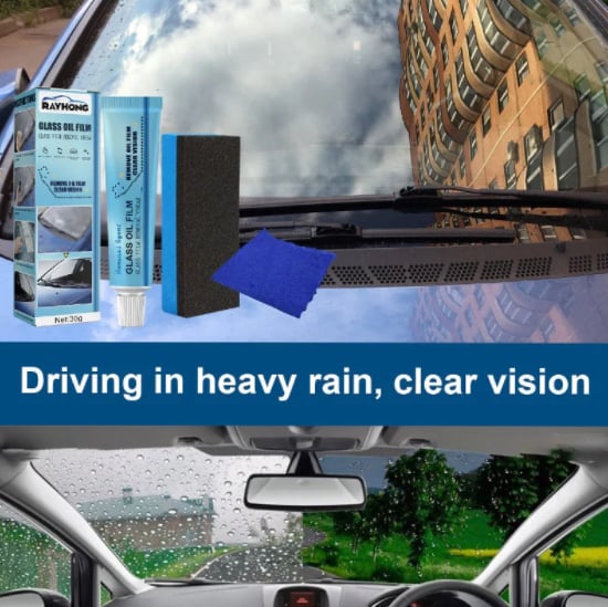 ✨Car Glass Oil Film Cleaner🚗Buy one get one free(2 pcs)