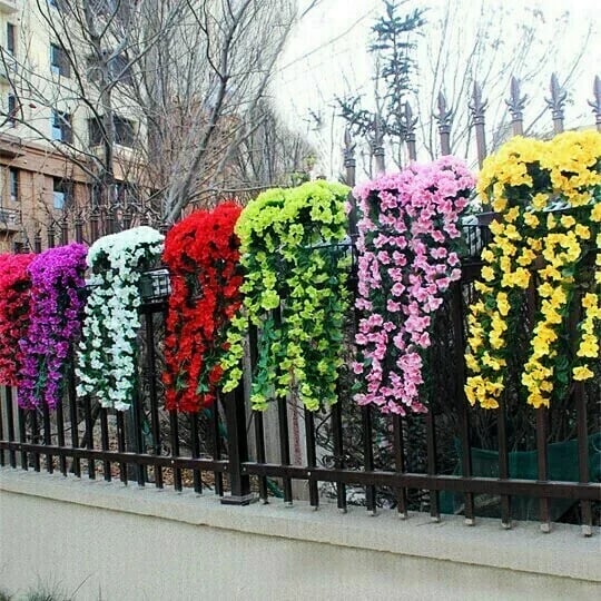 🌺Vivid Artificial Hanging Orchid Bunch🌷