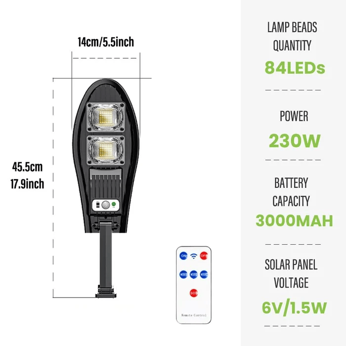 🌟 SOLAR LED LAMP 6000K
