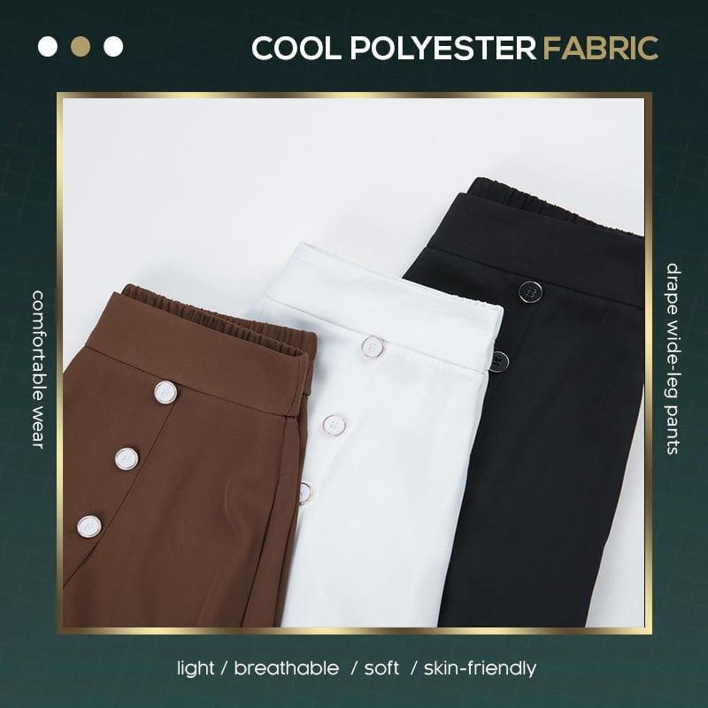 🔥49% OFF🔥[Comfy and Cool] Stylish Pleated Wide-leg Pants