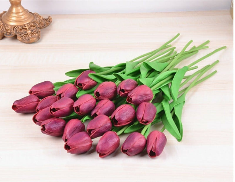 ✨LAST Day Sale-70off💓-High Quality Artificial Latex Tulips
