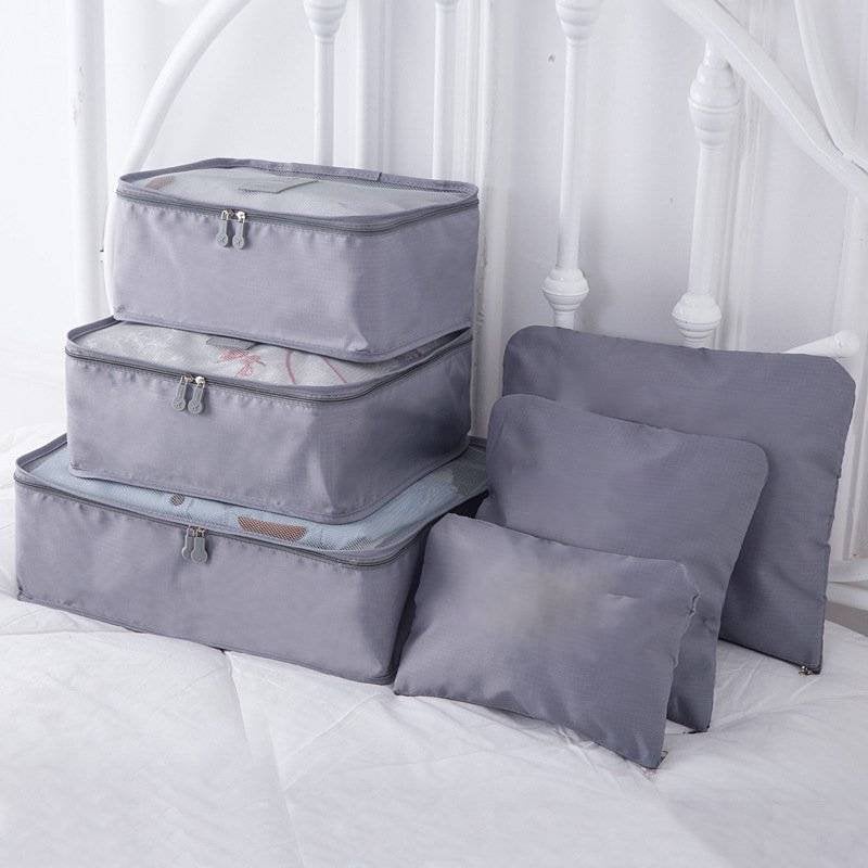 6 pieces portable luggage packing cubes🧳