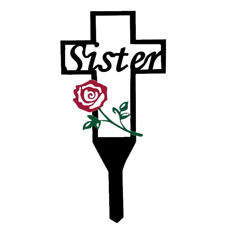Memorial Day Sale 47%OFF - Cemetery Memorial Cross Stake for Parents