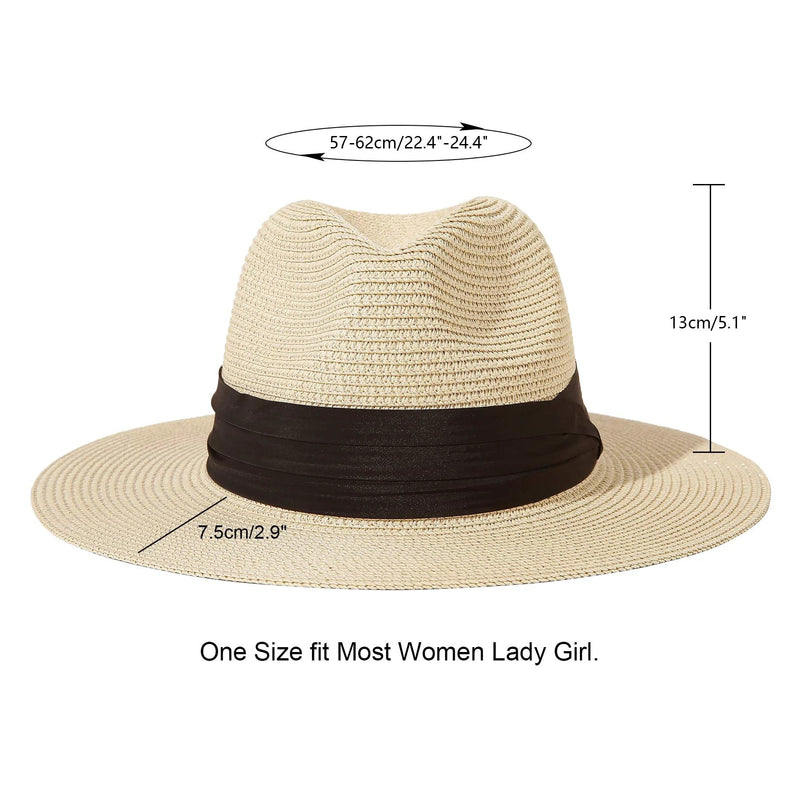 🌿Final Sale 45% OFF - Handmade Classic Panama Hat ( 22.4"-24.4" )
