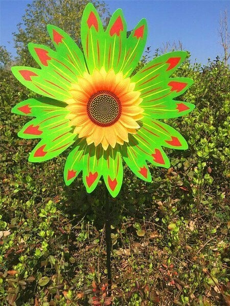 🎉Buy 2 Get 1 Free - Add 3 in Cart🎉 Colorful Sunflower Windmill-For Decoration Outside Yard🌻