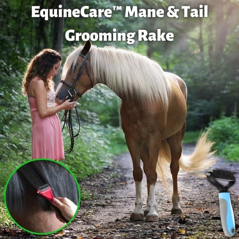 🔥Equine Care Mane & Tail Grooming Rake🔥