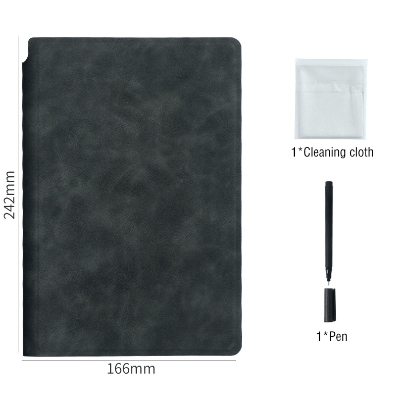 Smart Reusable Leather Notebook