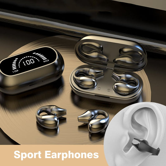 🎁Promotion 47% OFF🎁 2023 Wireless Ear Clip Bone Conduction Headphones🎧