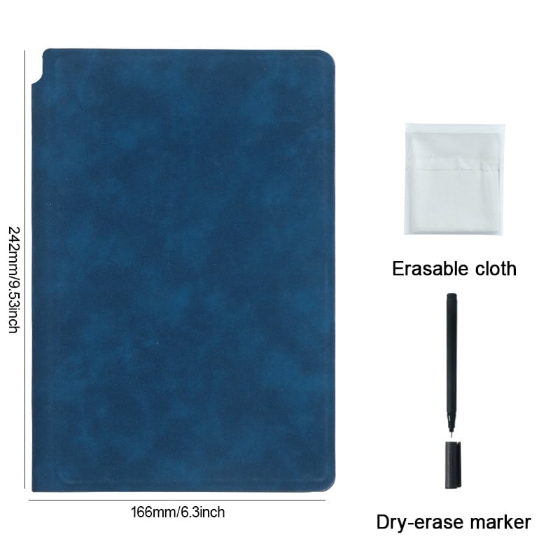 Smart Reusable Leather Notebook