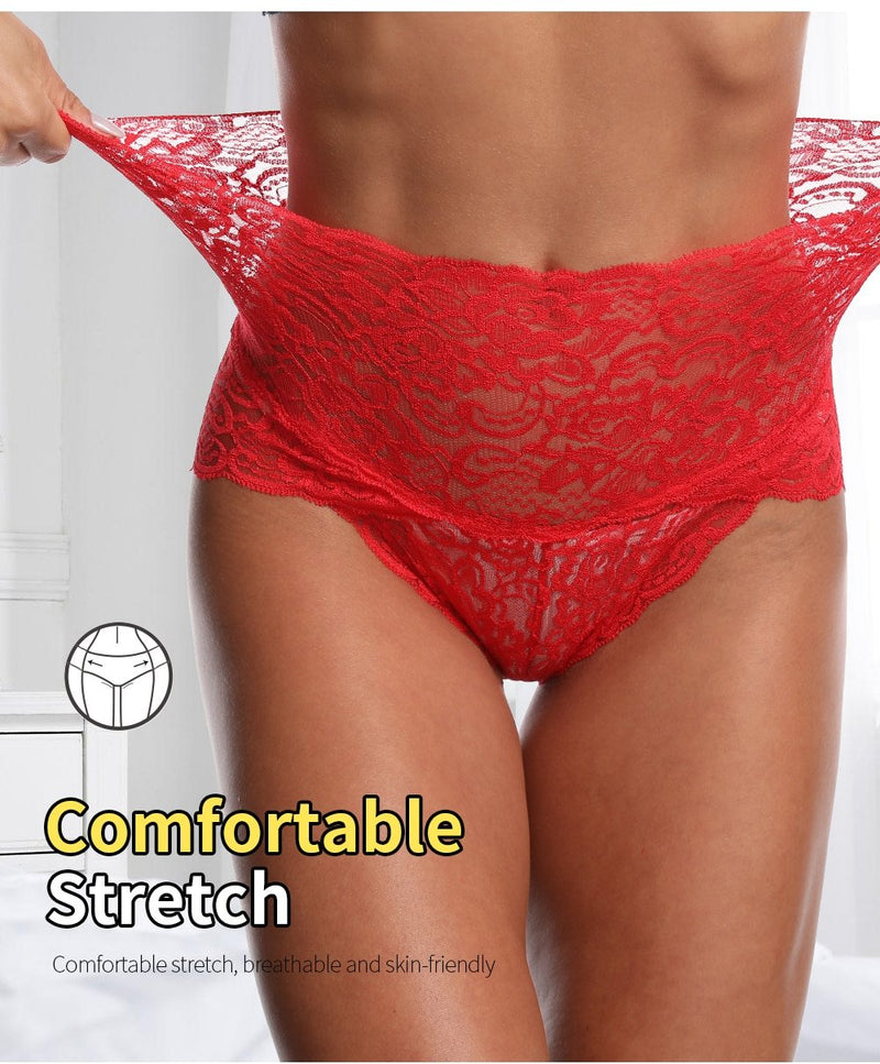 🌸💖Buy 4 Get 8 Free 💕High-waisted  Sexy Lace Panties